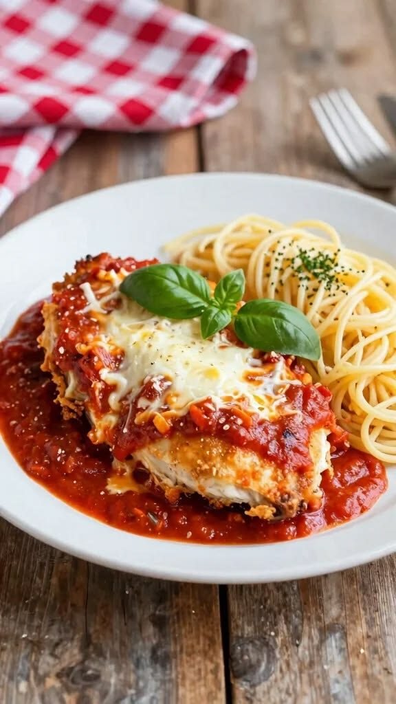 Bife á parmegiana carne